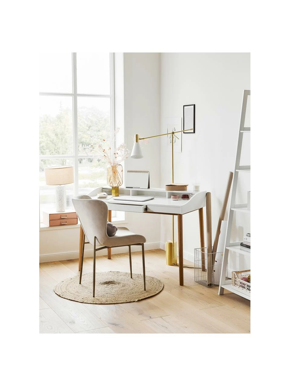 Meilleure affaire 💯 Westwing Collection Tapis rond beige en jute fait main Sharmila, Ø 100 cm (taille XS) 😀 – Image 2