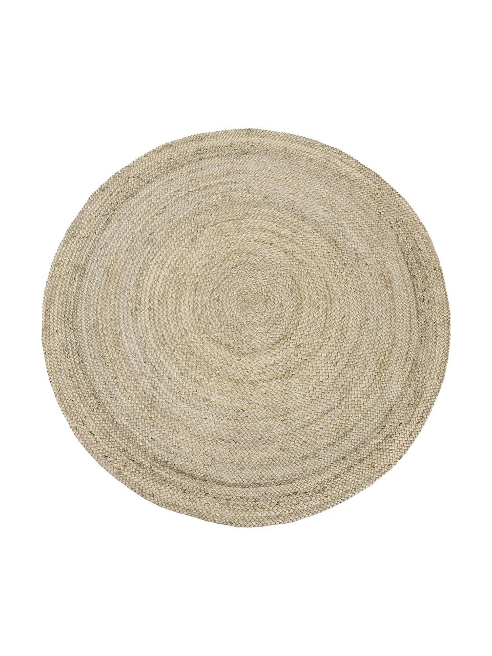 Meilleure affaire 💯 Westwing Collection Tapis rond beige en jute fait main Sharmila, Ø 100 cm (taille XS) 😀