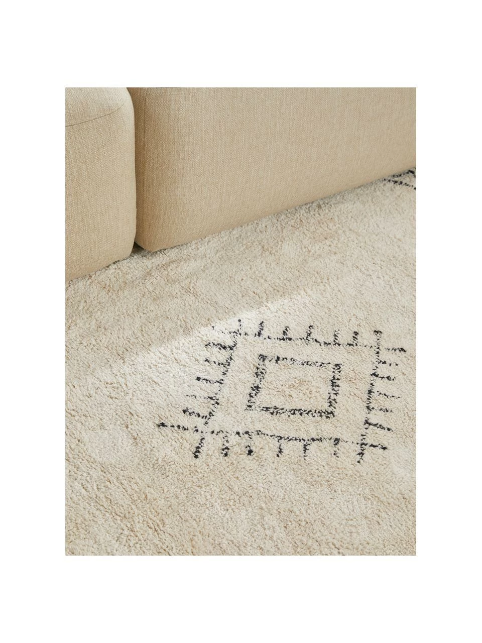 Top 10 👏 Westwing Collection Tapis rond bohème à franges tufté main Fionn, Ø 120 cm (taille S) 🥰 – Image 2