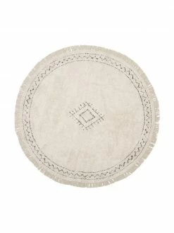 Top 10 👏 Westwing Collection Tapis rond bohème à franges tufté main Fionn, Ø 120 cm (taille S) 🥰