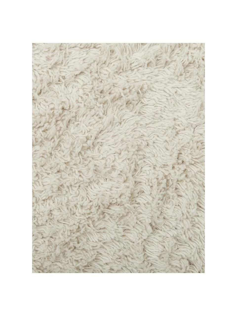 Nouveau 😍 Westwing Collection Tapis rond coton beige tufté main Daya, Ø 110 cm (taille S) 🔔 – Image 3