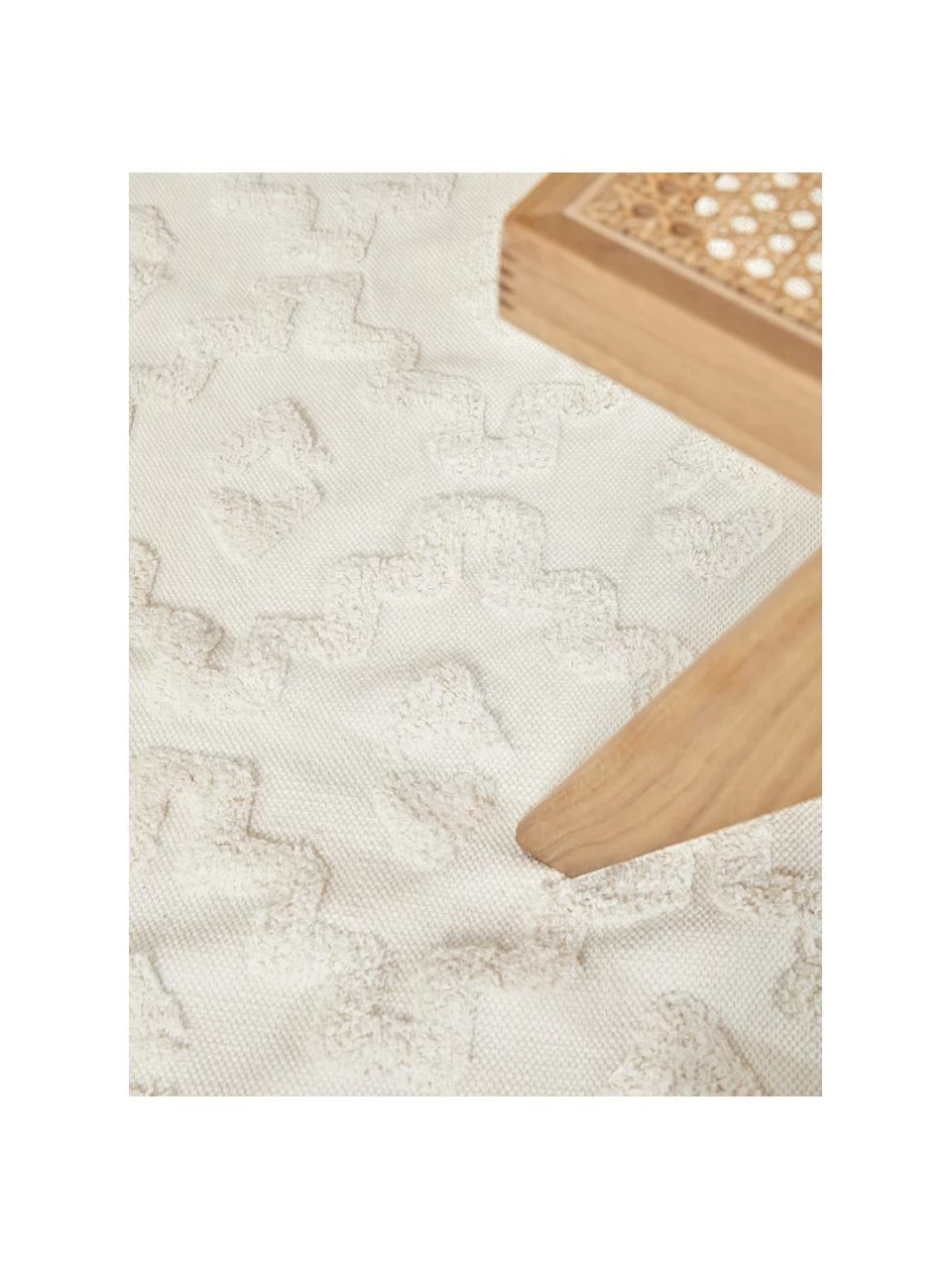 Grosses soldes 💯 Westwing Collection Tapis rond crème tissé à la main Idris, Ø 120 cm (taille S) ⌛ – Image 2