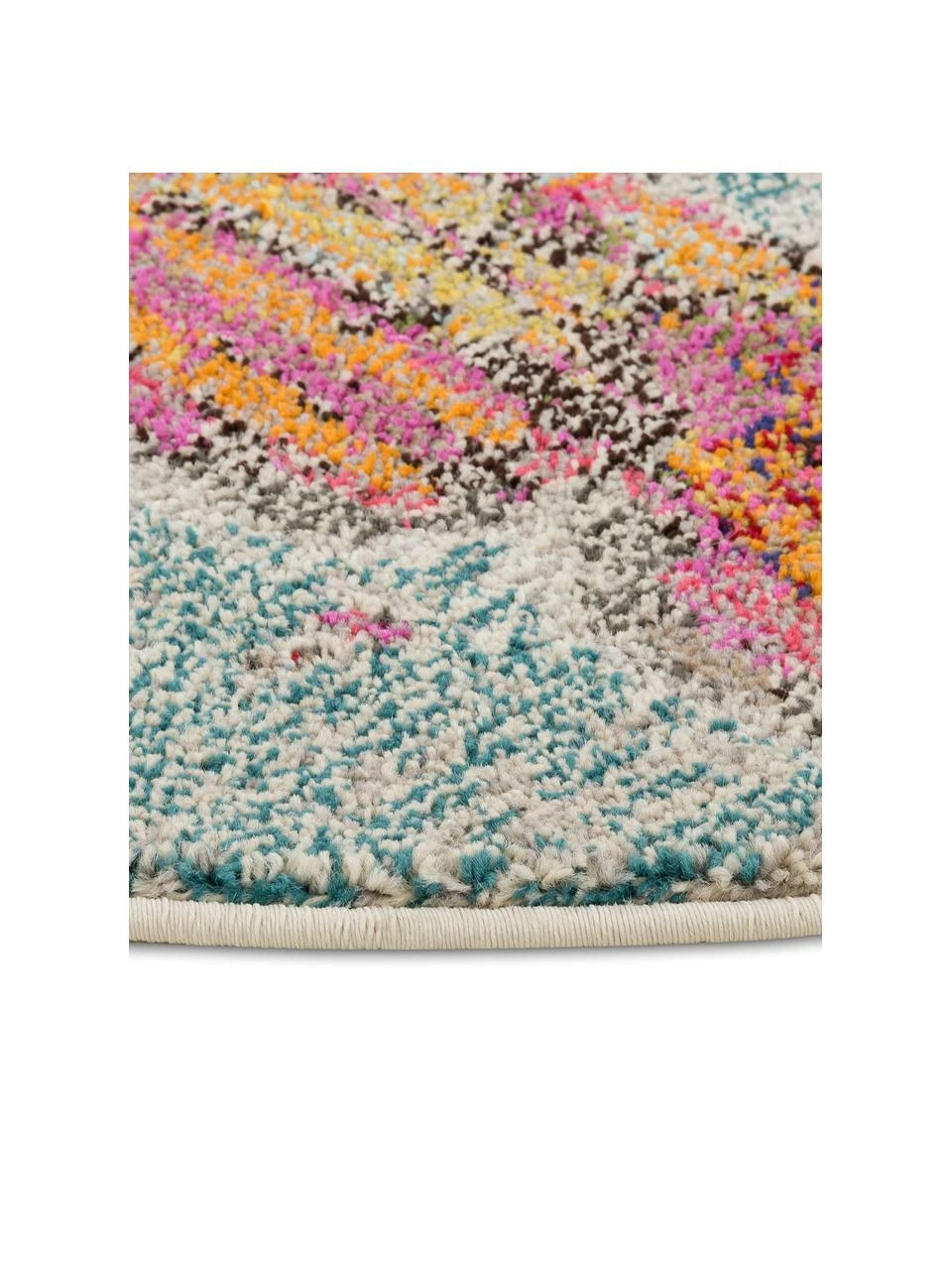 Grosses soldes 🔔 Tapis rond design multicolore Celestial, Ø 160 cm (taille L) 🔔 – Image 3