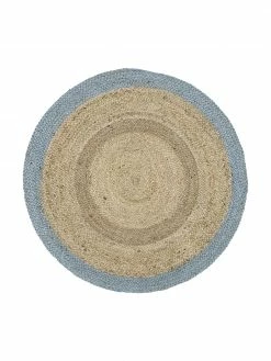 Grosses soldes 🎉 Westwing Collection Tapis rond en jute fait main Shanta, Ø 100 cm (taille XS) 🎉