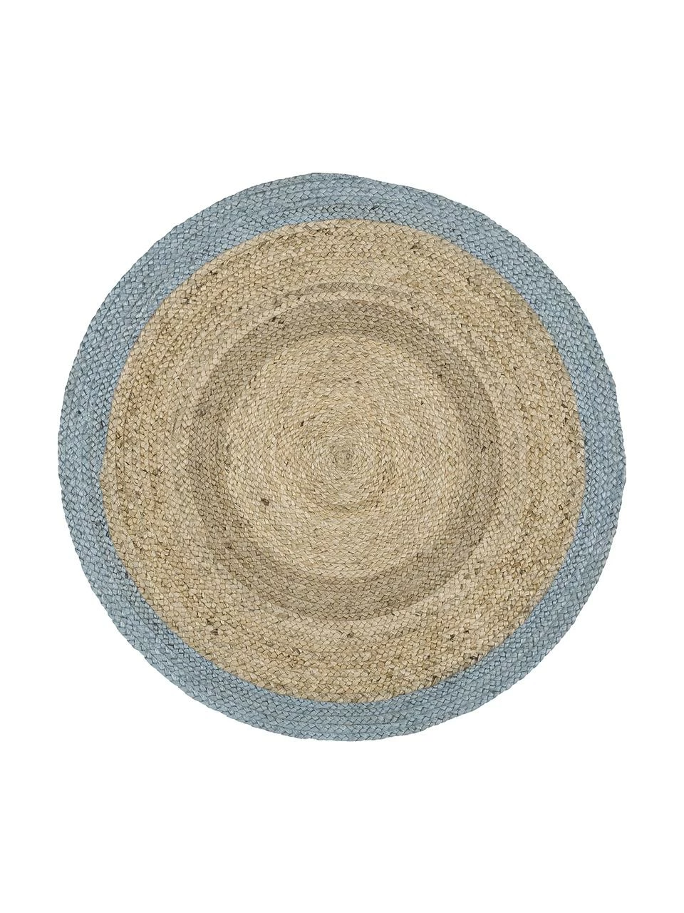 Grosses soldes 🎉 Westwing Collection Tapis rond en jute fait main Shanta, Ø 100 cm (taille XS) 🎉