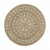 Tout neuf 😉 Westwing Collection Tapis rond en jute style bohème Shyam, Ø 150 cm (taille M) 🎉