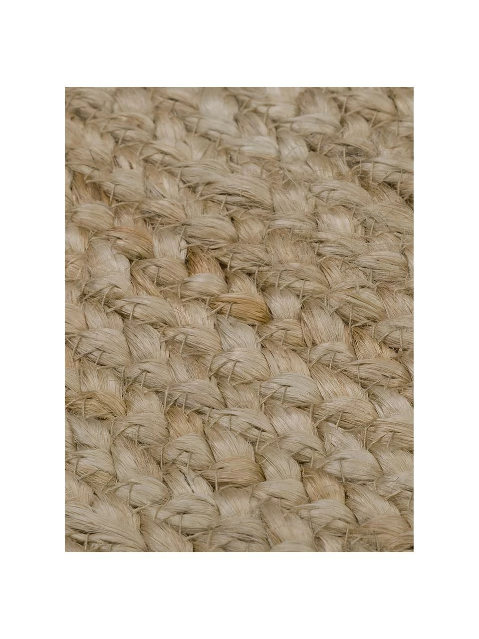 Tout neuf 😉 Westwing Collection Tapis rond en jute style bohème Shyam, Ø 150 cm (taille M) 🎉 – Image 4