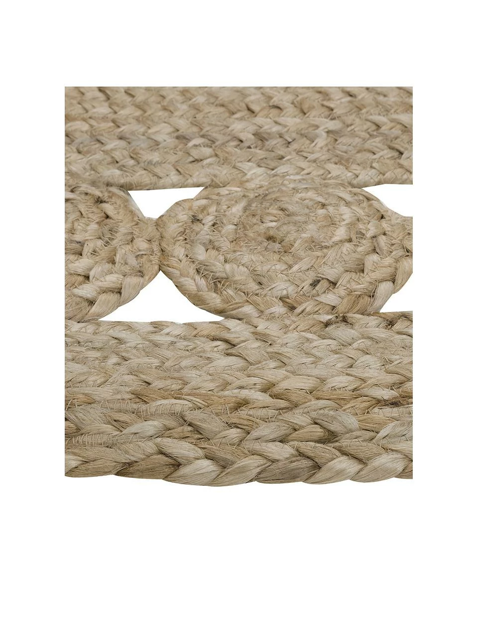 Tout neuf 😉 Westwing Collection Tapis rond en jute style bohème Shyam, Ø 150 cm (taille M) 🎉 – Image 5