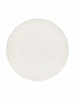 Tout neuf 🔔 Westwing Collection Tapis rond en laine crème tissé main Amaro, Ø 140 cm (taille M) ✔️