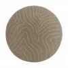 Offres 👏 Westwing Collection Tapis rond en laine taupe, tuft&eacute; main Aaron, Ø 120 cm (taille S) 🎁