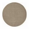Acheter ⌛ Westwing Collection Tapis rond en laine taupe tufté main Mason, Ø 150 cm (taille M) 🎉