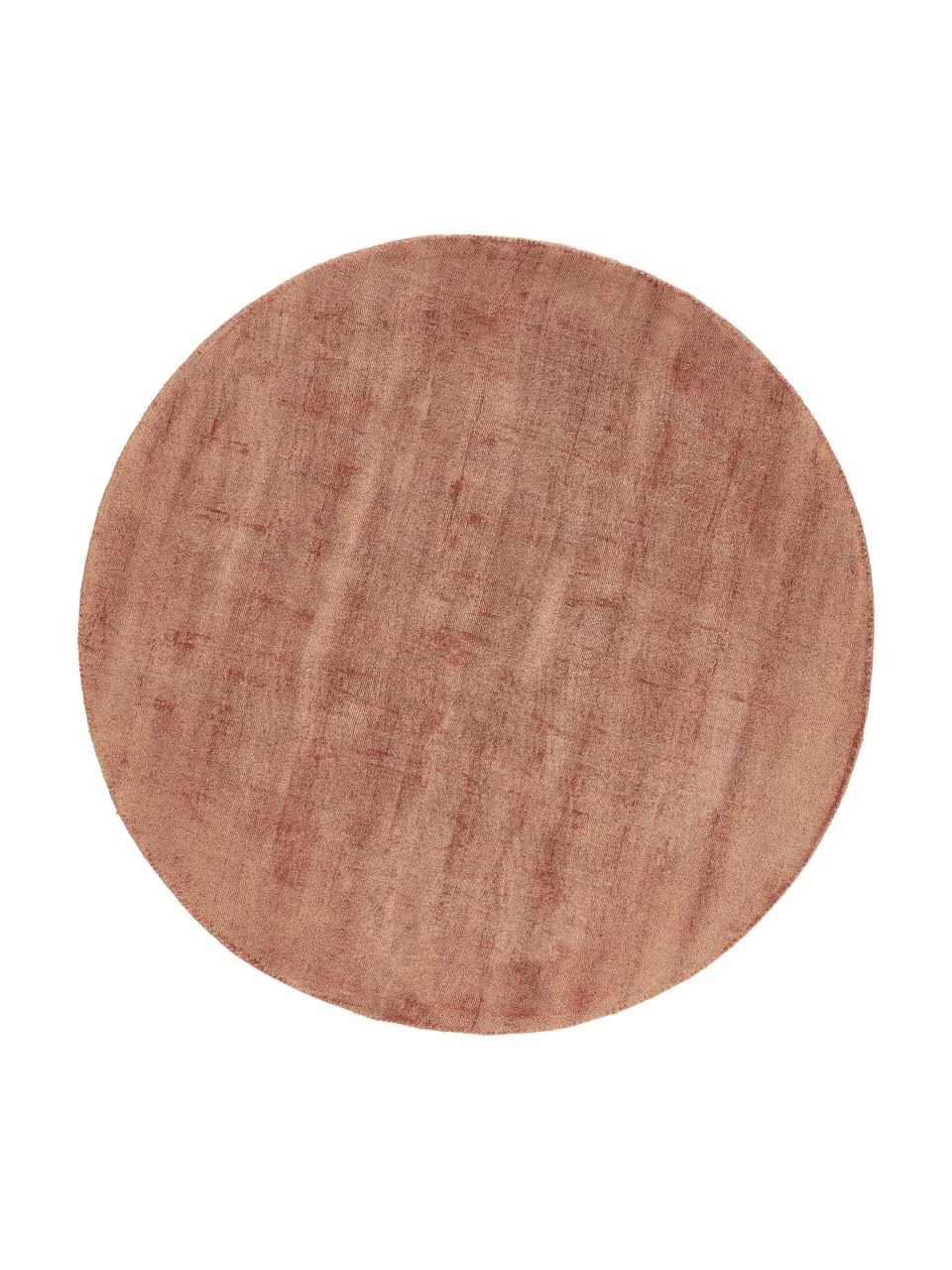 Grosses soldes 👍 Westwing Collection Tapis rond en viscose terracotta, tissé main Jane, Ø 120 cm (taille S) 😀
