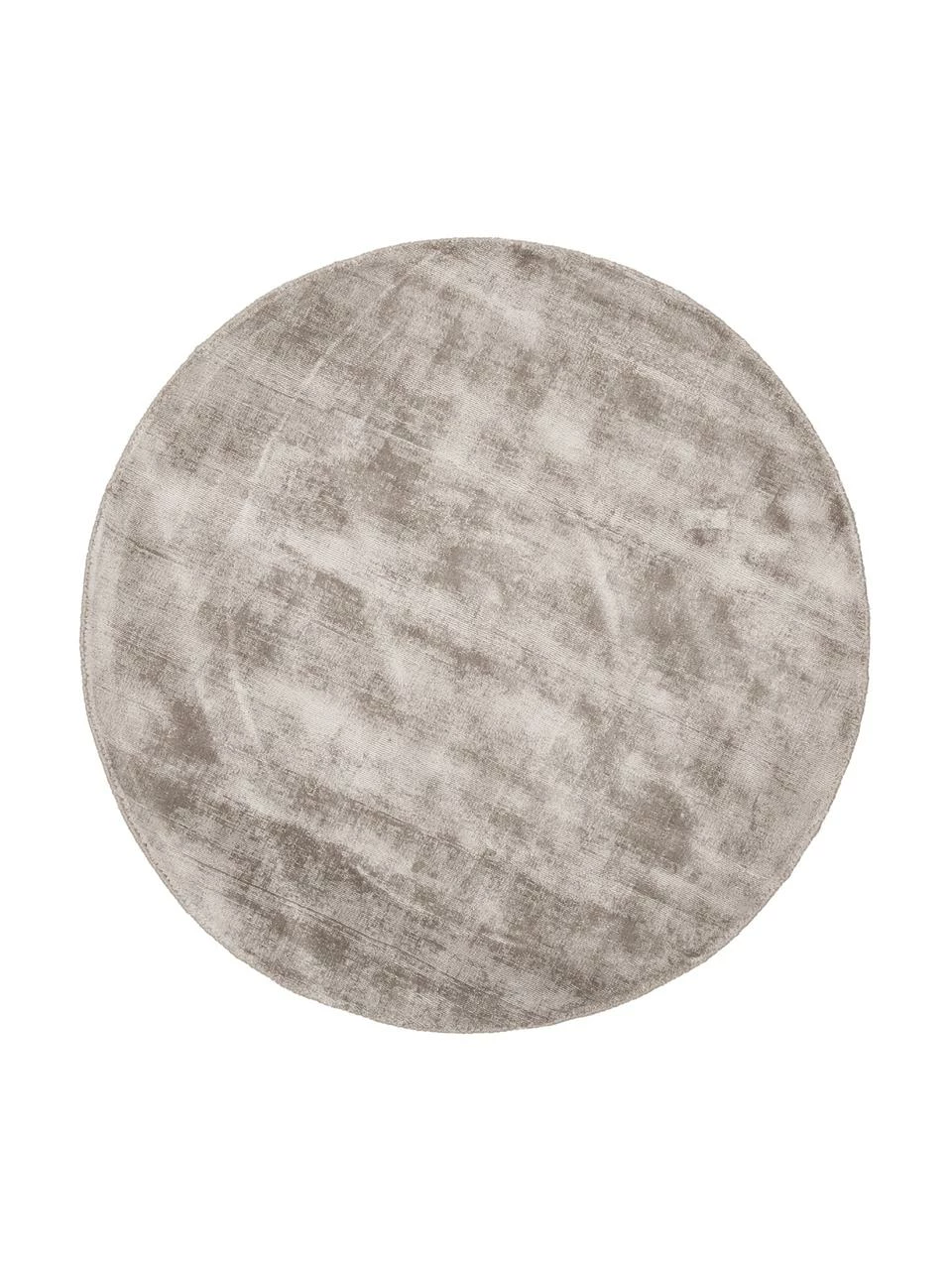 Meilleur prix ❤️ Westwing Collection Tapis rond en viscose tissé à la main Jane, Ø 120 cm (taille S) ✨