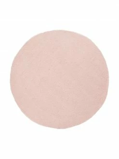 Coupon 👏 Westwing Collection Tapis rond épais et moelleux rose Leighton, Ø 120 cm (taille S) 🛒