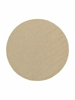 Meilleur prix 🌟 Westwing Collection Tapis rond extérieur intérieur beige foncé Toronto, Ø 150 cm (taille M)Seulement 1 produit disponible 🔔