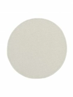 Nouveau 🌟 Westwing Collection Tapis rond extérieur intérieur blanc crème Toronto, Ø 150 cm (taille M)Seulement 1 produit disponible 🎁