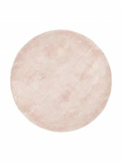 Sortie ✔️ Westwing Collection Tapis rond moelleux rose Jane, Ø 120 cm (taille S) 😉