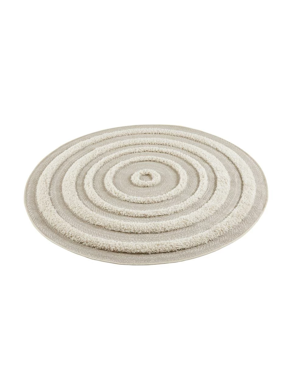 Meilleur prix 🛒 Tapis rond outdoor à effet relief Nador, Ø 160 cm (taille L) ✔️ – Image 3