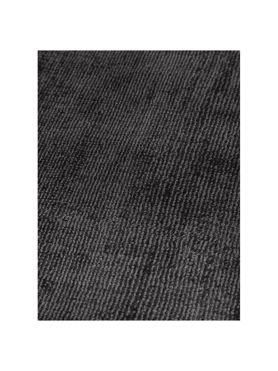 Promo ⭐ Westwing Collection Tapis rond tissé à la main noir Jane, Ø 120 cm (taille S) 🎉 – Image 3