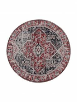 Promo 🧨 Westwing Collection Tapis rond vintage chenille Toulouse, Ø 120 cm (taille S) 🥰