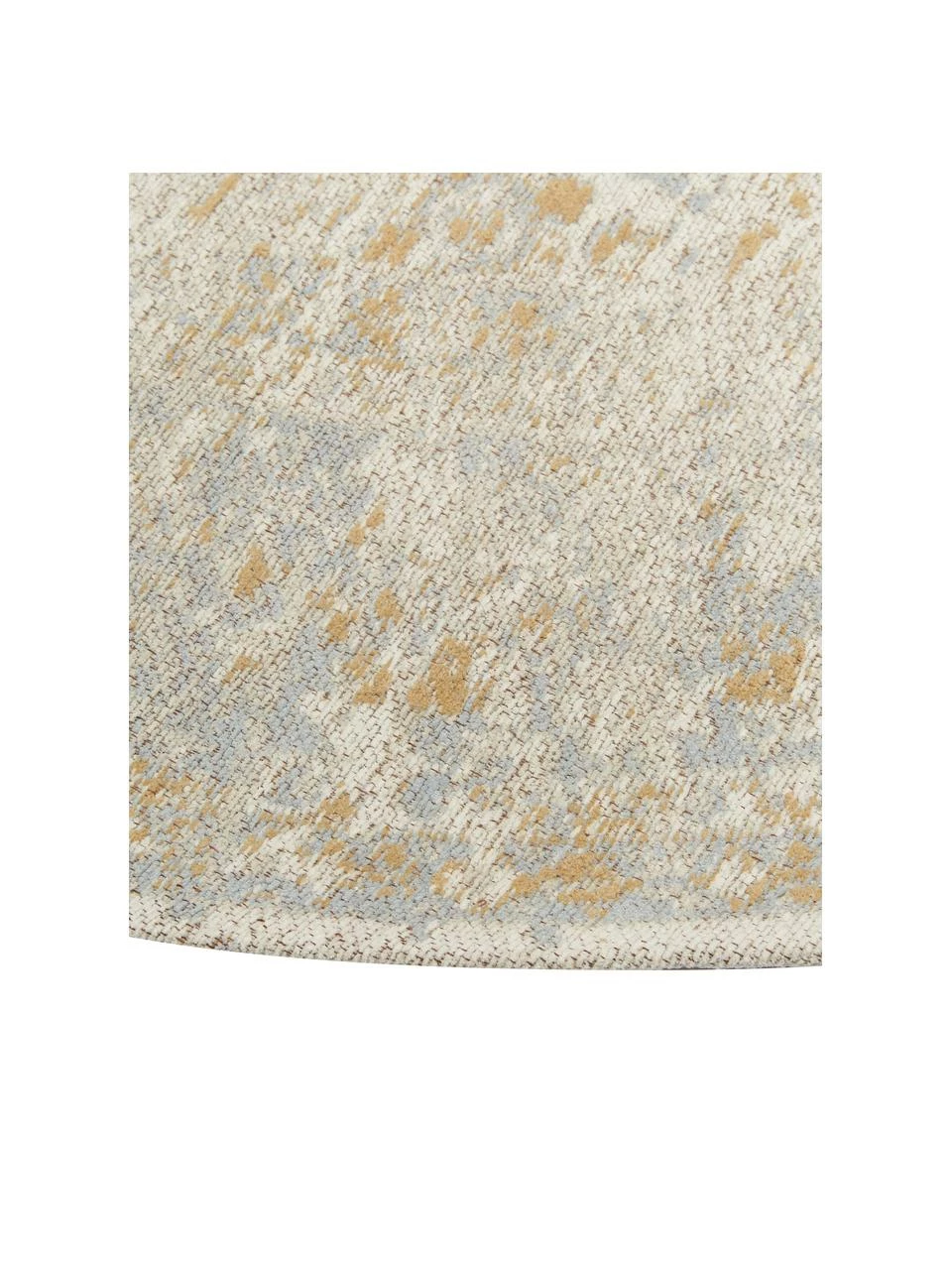 Coupon 🧨 Westwing Collection Tapis rond vintage chenille, tissé main Loire, Ø 120 cm (taille S) 🎁 – Image 3