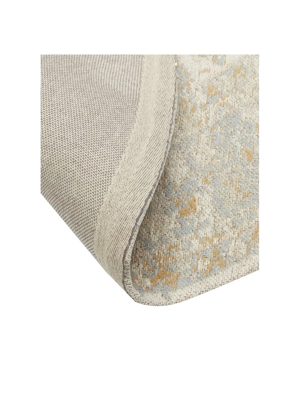 Coupon 🧨 Westwing Collection Tapis rond vintage chenille, tissé main Loire, Ø 120 cm (taille S) 🎁 – Image 4