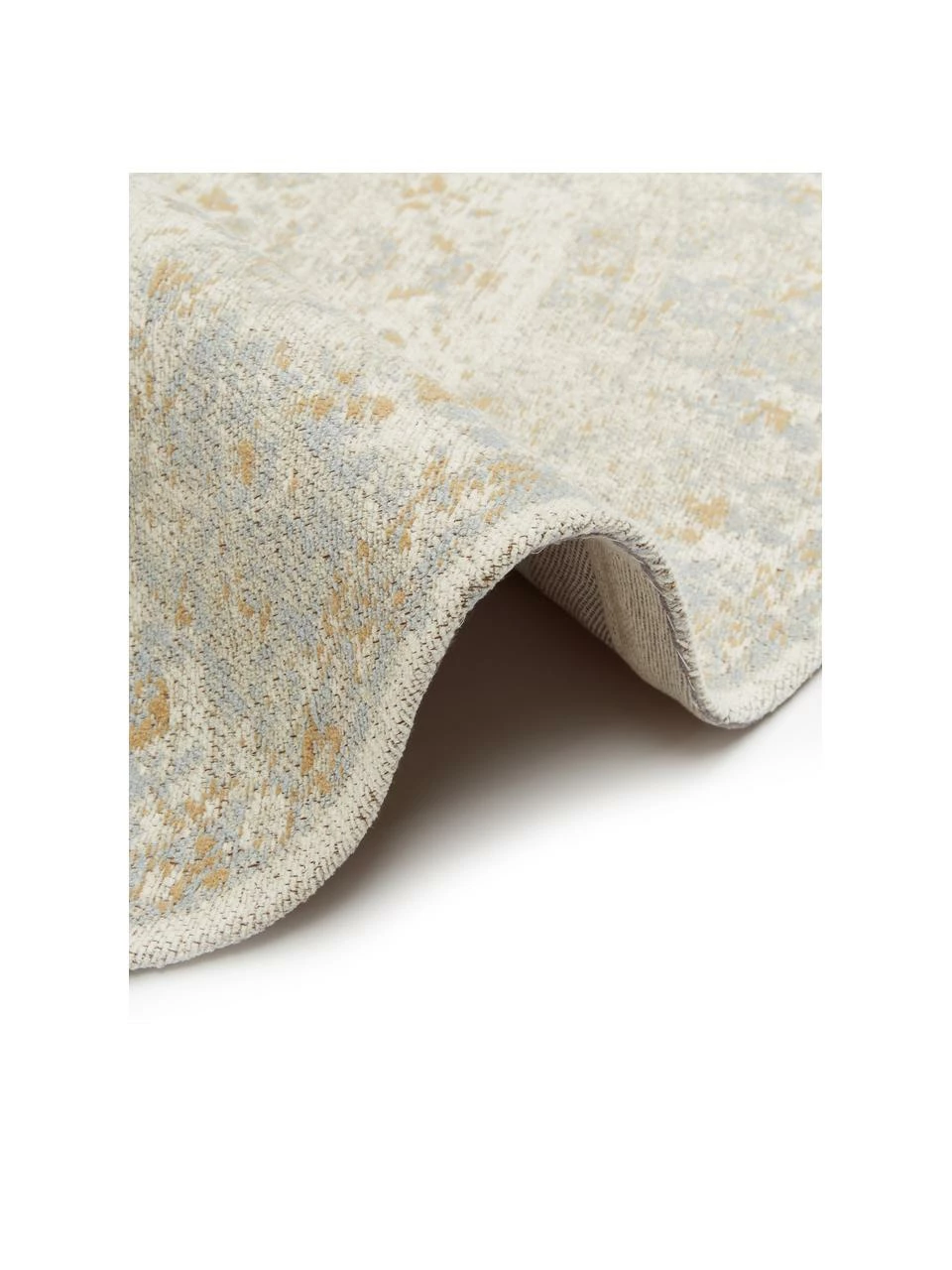 Coupon 🧨 Westwing Collection Tapis rond vintage chenille, tissé main Loire, Ø 120 cm (taille S) 🎁 – Image 5