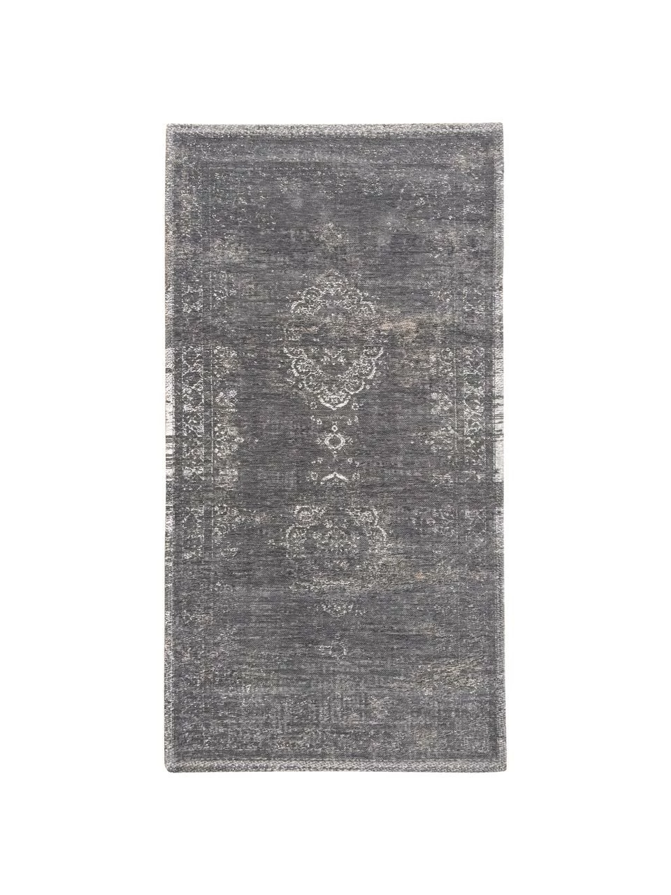 Tout neuf 🥰 Louis de Poortere Tapis vintage chenille Medaillon, larg. 80 x long. 150 cm (taille XS) 🔥