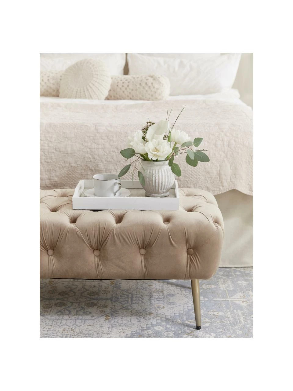 Le moins cher ❤️ Westwing Collection Tapis vintage chenille tissé main Neapel, larg. 80 x long. 150 cm (taille XS) 💯 – Image 2