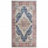 Tout neuf ✨ Tapis vintage pourpre/bleu Sylla, Larg. 80 x long. 150 cm (taille XS) 😀