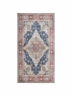 Tout neuf ✨ Tapis vintage pourpre/bleu Sylla, Larg. 80 x long. 150 cm (taille XS) 😀